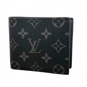 Louis Vuitton Monogram Eclipse Portefeuille Marco NM M62545 Wallet in Black a...